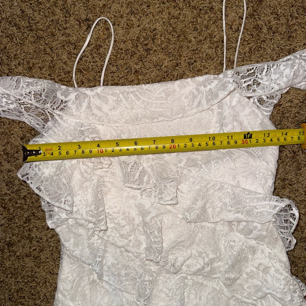 LoveShackFancy Sobine lace Mini Dress size 2 - Picture 10 of 13